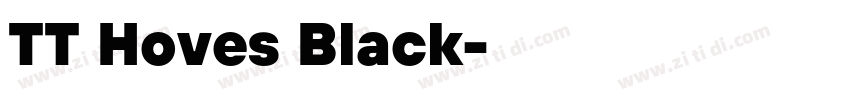 TT Hoves Black字体转换
